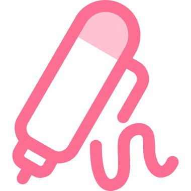 Krema. Web simgesi basit illüstrasyon