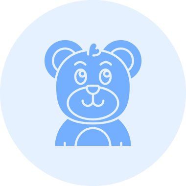 teddy bear. web icon simple design