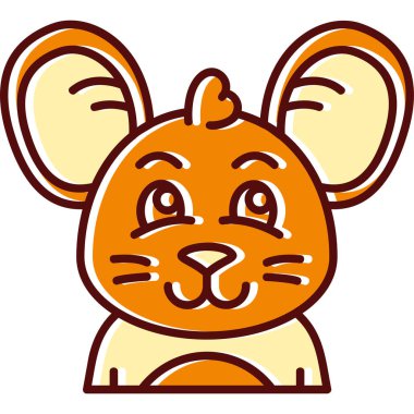 Şirin çizgi roman fare kafası