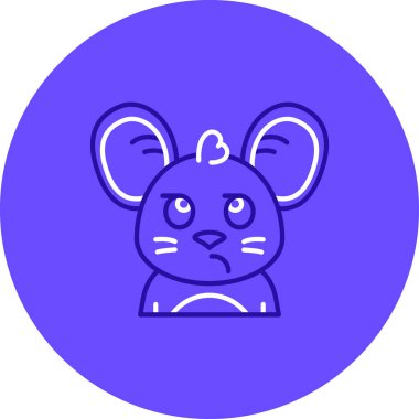 hayvan simgesi vektör illüstrasyonu