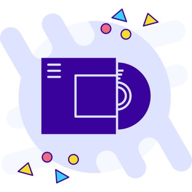 Bir kamera simgesinin vektör illüstrasyonu