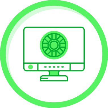 fan simgesi vektör illüstrasyonu