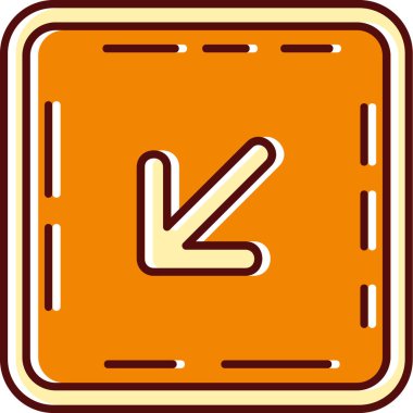 Çizgi film simgesinin vektör çizimi