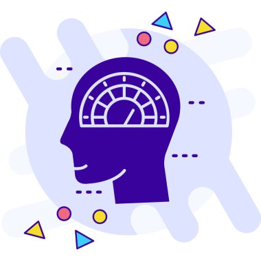 Baş simge vektör çizim