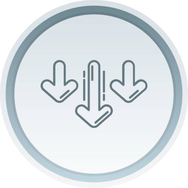 ok simgesi vektör illüstrasyonu