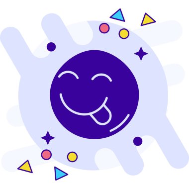 Mutlu emoji yüz tasarımı