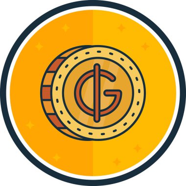 Bitcoin simgesi vektör illüstrasyonu