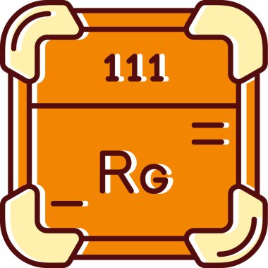 Elementlerin periyodik tablosu için vektör çizimi