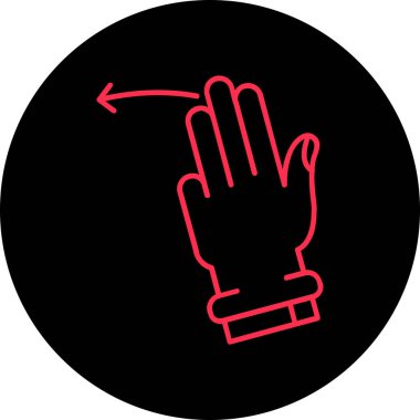 Dur İşareti Vektörü Şekil Simgesi Tasarımı