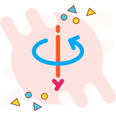 ok simgesi vektör illüstrasyonu