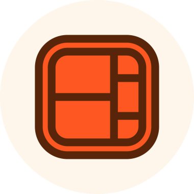 Kapı. Web simgesi basit illüstrasyon