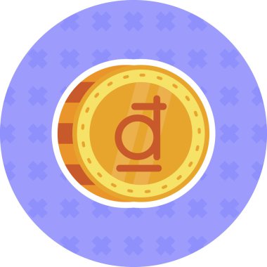 Bozuk para. Web simgesi basit illüstrasyon