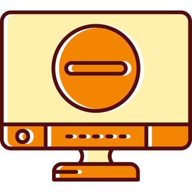 bilgisayar simgesi vektör illüstrasyonu