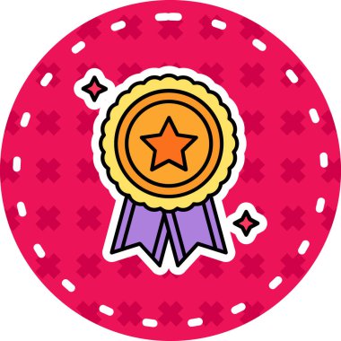 Ödül. Web simgesi basit illüstrasyon