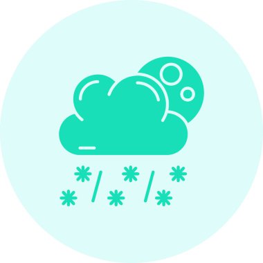 Bulut. Web simgesi basit illüstrasyon