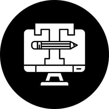 Eğitim simgesinin illüstrasyon vektör tasarımı