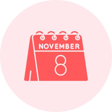 Basit tasarım üzerine tek bir takvimle 9 Ekim takvim günü