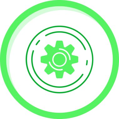 dişli simgesi vektör illüstrasyonu