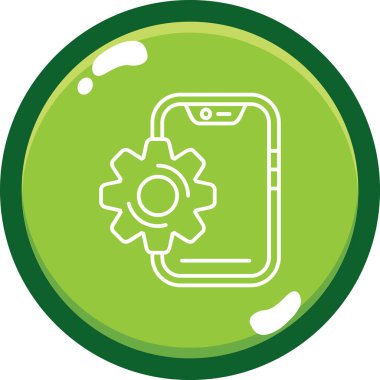 seo modern simgesinin vektör illüstrasyonu