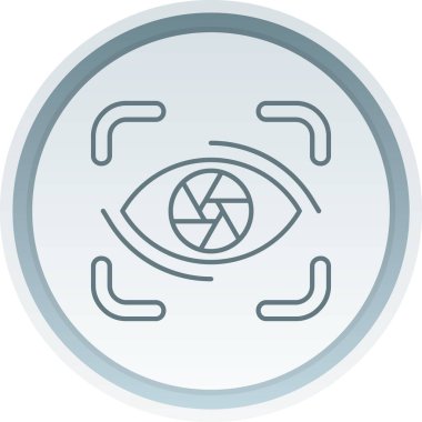 Göz simgesi, vektör illüstrasyonu