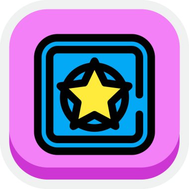 Web ve mobil için vektör simgesi