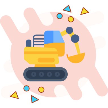 Madeni para vektör çizim tasarımı ile el ele tutuşma makinesi