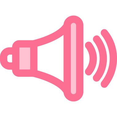 Megafon simgesi, vektör illüstrasyon tasarımı