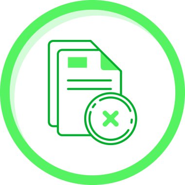 Belge simgesinin vektör illüstrasyonu