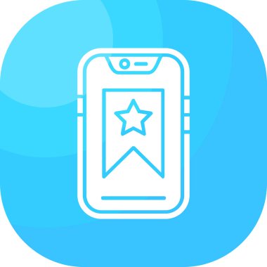 Rozet simgesi, vektör illüstrasyonu