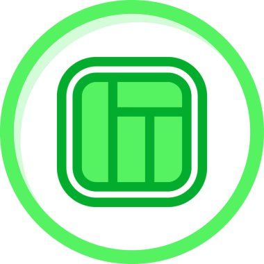 Pil. Web simgesi basit illüstrasyon