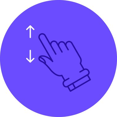 İmleci kullan. Web simgesi basit illüstrasyon