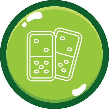 Kumarhane. Web simgesi basit illüstrasyon