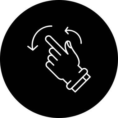 el simgesi, vektör illüstrasyonu