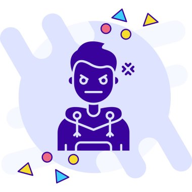 Cadılar Bayramı ikon vektör illüstrasyonu