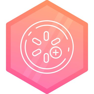 Tıbbi bir haçın vektör illüstrasyonu