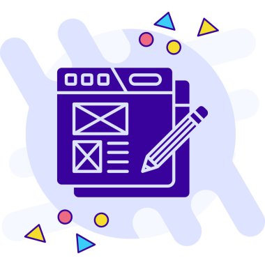 Takvim simgesi vektör illüstrasyonu