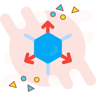 Virüs simgesi. Virüs enfeksiyonu, virüs enfeksiyonu. Koronavirüs salgını.