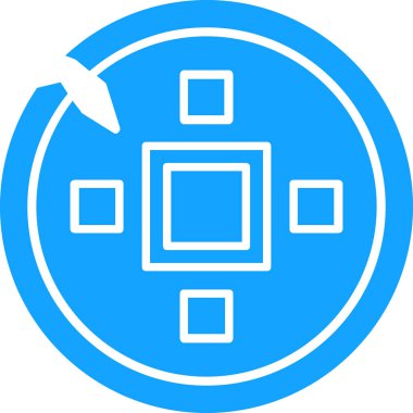 seo modern simgesinin vektör illüstrasyonu