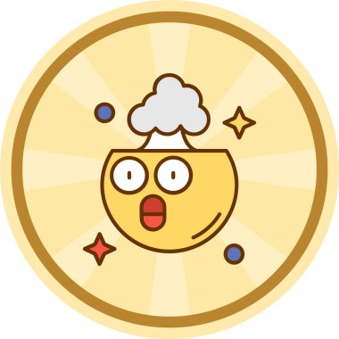 Kızarmış tavuk ikonu vektör illüstrasyonu