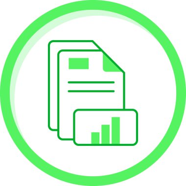 Belge. Web simgesi basit illüstrasyon