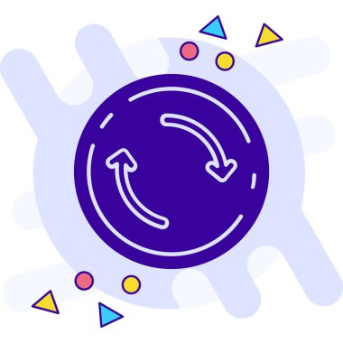 ok simgesi tasarımı vektör çizimi