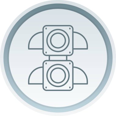 Kamera. Web simgesi basit illüstrasyon