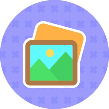 Harita. Web simgesi basit illüstrasyon