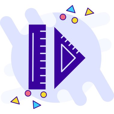 Soyut şekillerin arka planının vektör çizimi