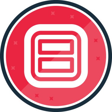 Bir yıldız simgesinin vektör illüstrasyonu