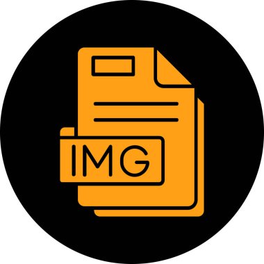 Dosya biçiminin vektör simgesi