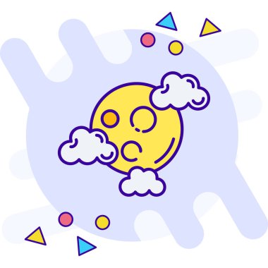 Bulut simgesi tasarım vektörü