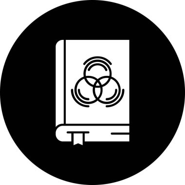 kitap simgesi vektör illüstrasyonu