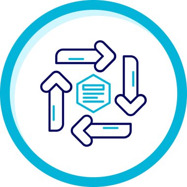 seo modern simgesinin vektör illüstrasyonu