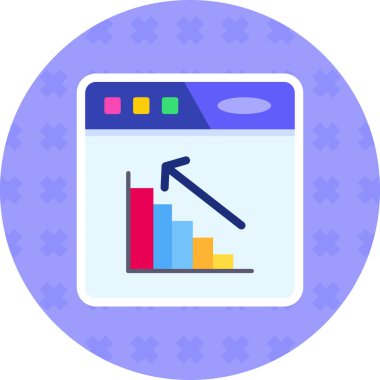 Çizelge. Web simgesi basit illüstrasyon